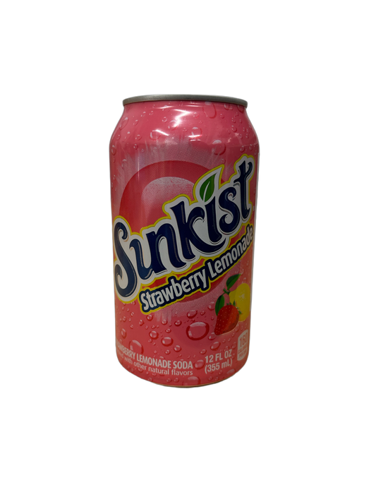 Sunkist Strawberry Lemonade 355ml