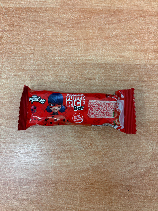 Miraculous Puffed Rice Bar Strawberry 22,5g