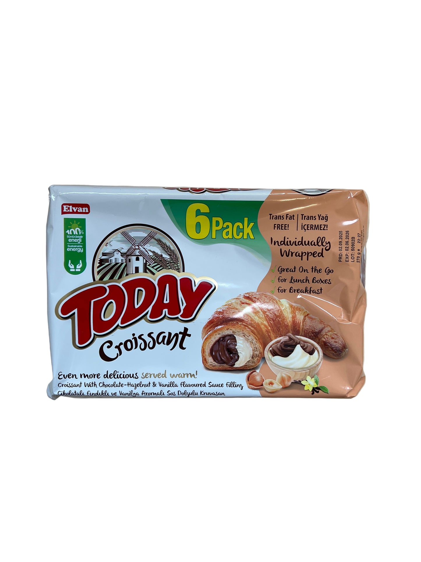 Today Croissant Duo Choco Multipack 270g