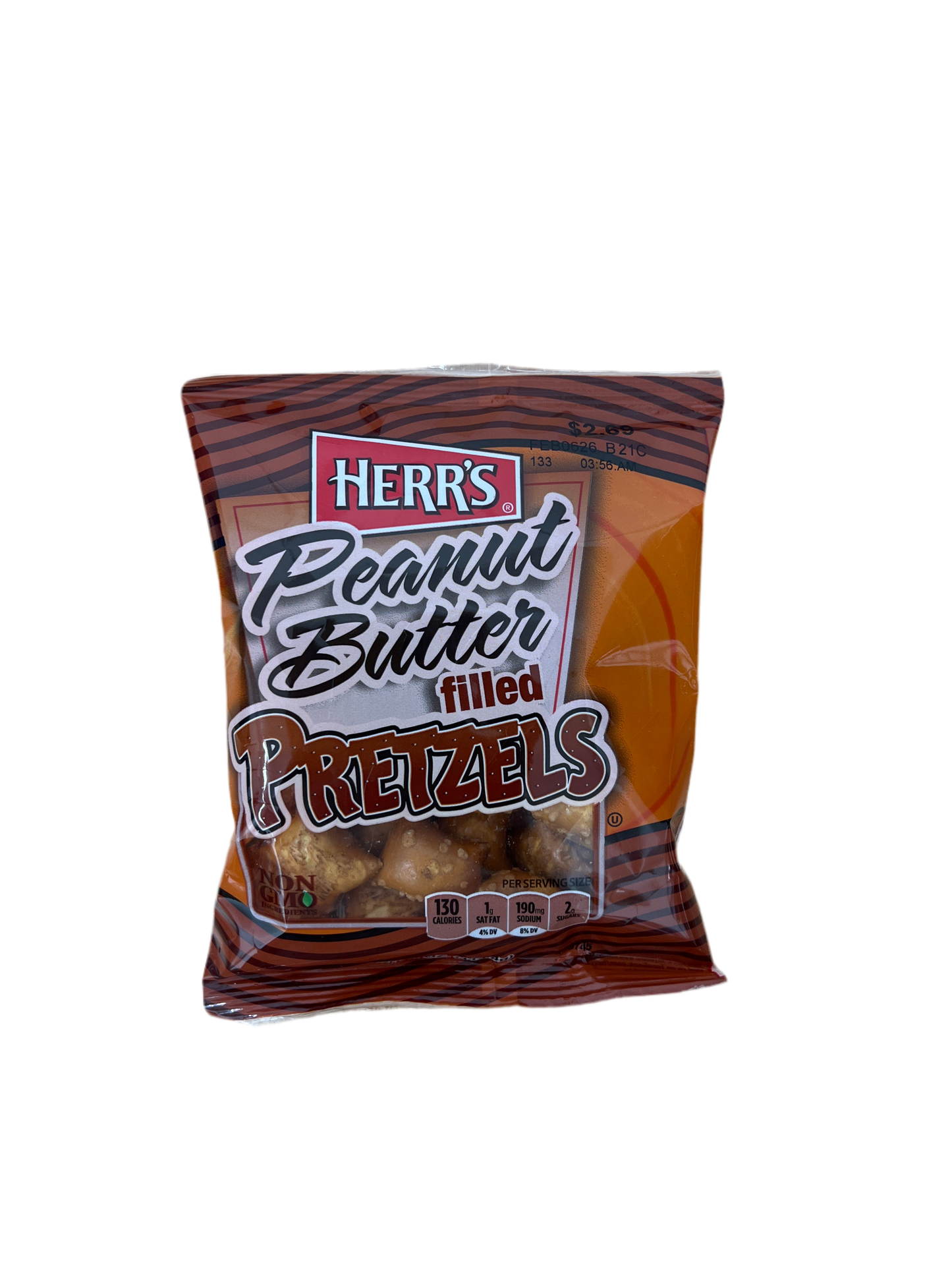 Herr’s Peanut Butter Non Gmo Pretzels USA 113g