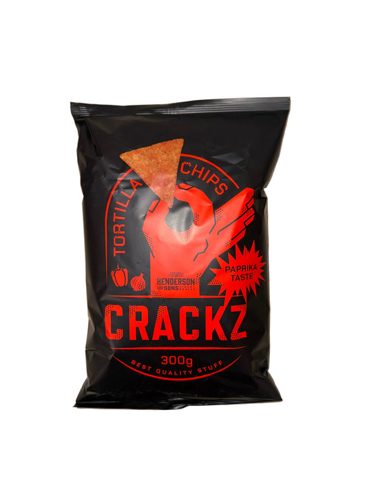 Crackz Tortilla Chips Paprika 300g