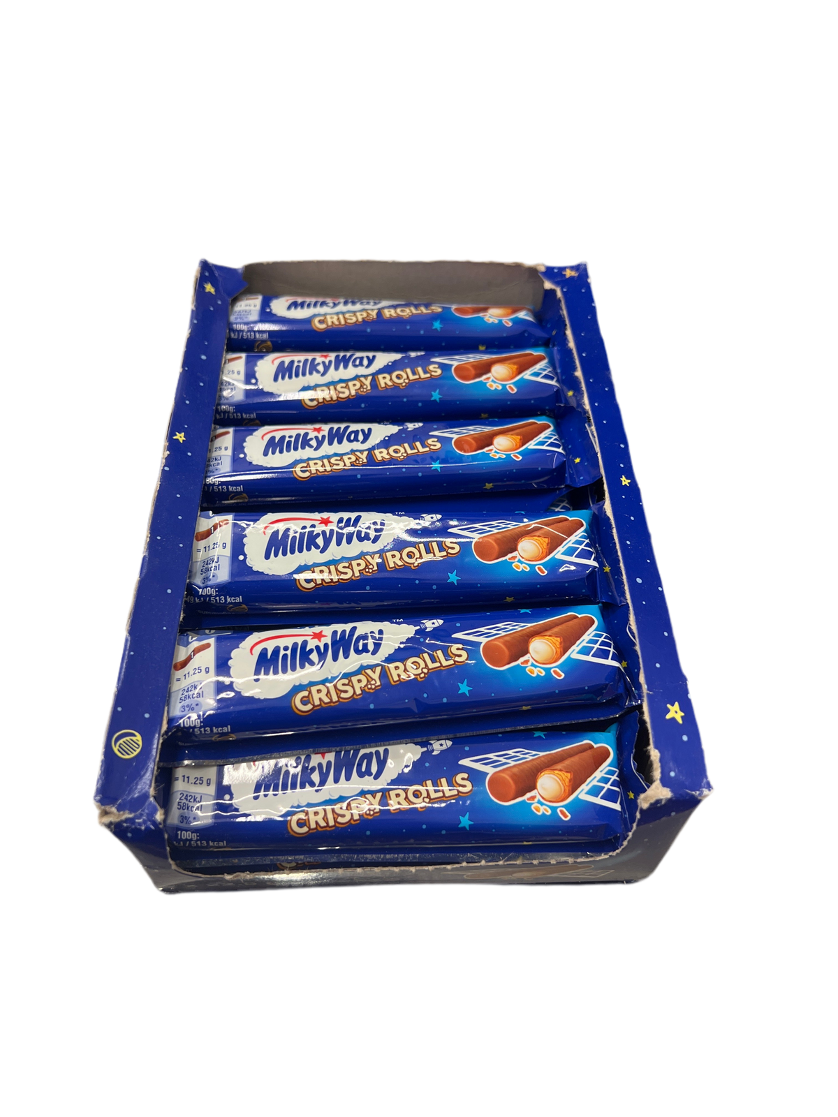 MilkyWay Crispy Rolls Karton 24x22,5g / MHD: 02.10.2026!!!