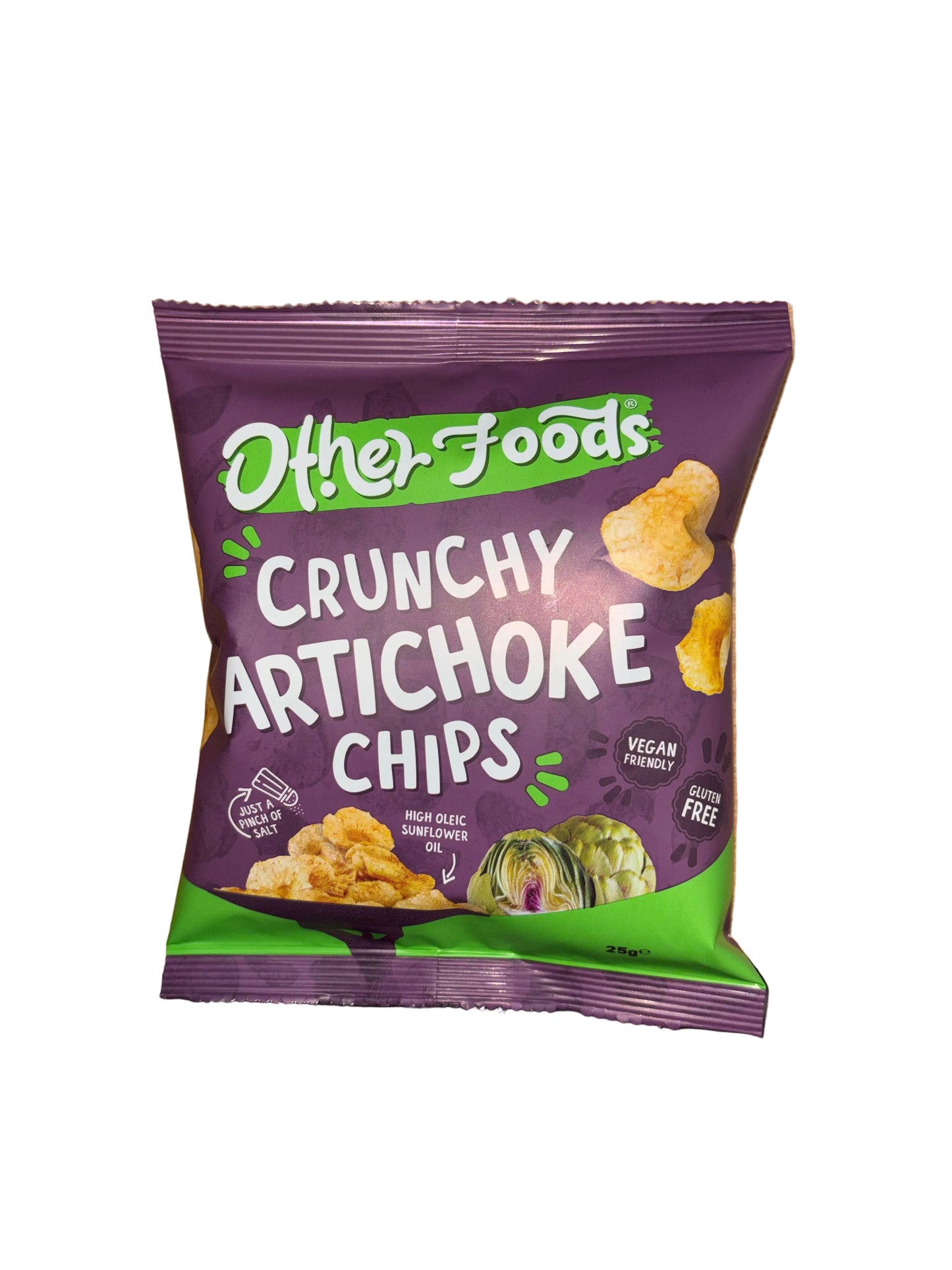 Other Foods Artichoke Crisps Chips 25g