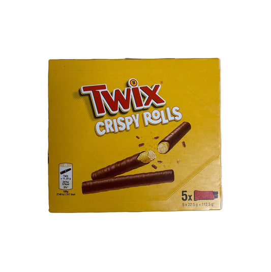 Twix Crispy Rolls 5er Pack England 112,5g
