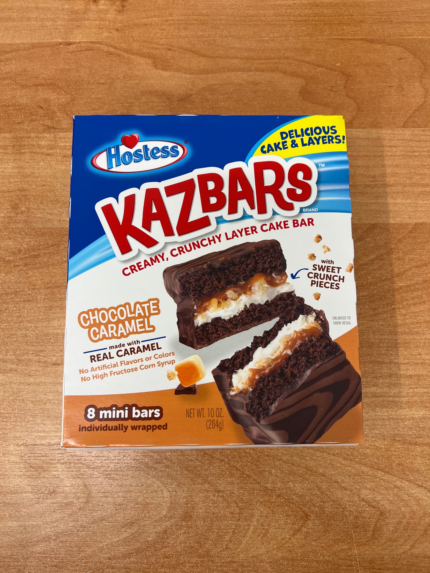 Hostess Kazbars Chocolate Caramel 264g