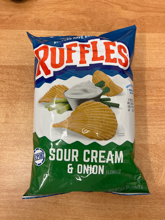 Ruffles Sour Cream & Onion Chips USA 184,2g