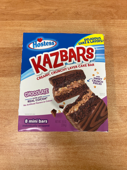 Hostess Kazbars Chocolate 284g