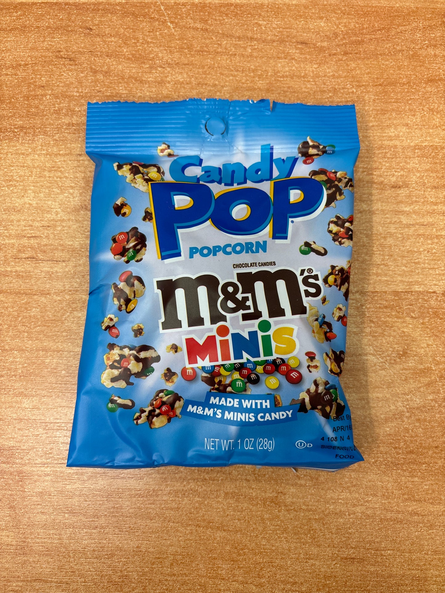 Candy Pop M&M‘s Popcorn 28g MHD 11.10.2024