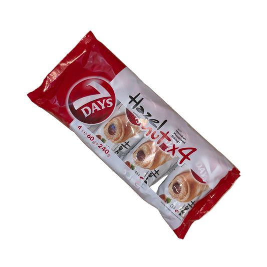 7Days Croissant Hazelnut 4x60g MHD 04.10.2026