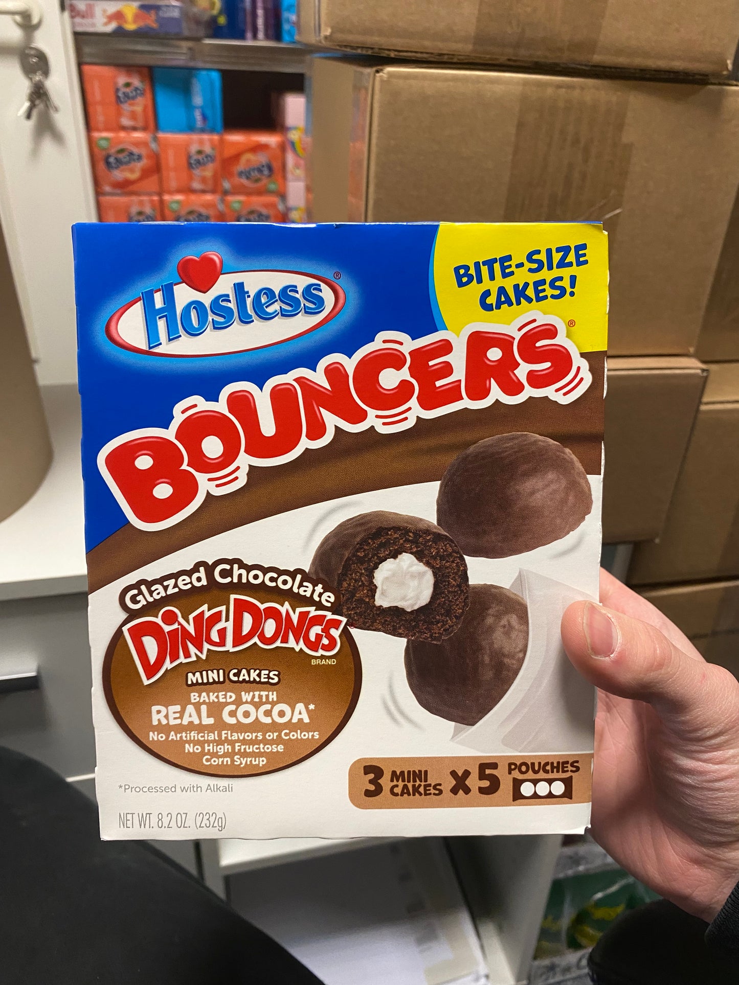 Hostess Bouncers Glazed Ding Dong 283g