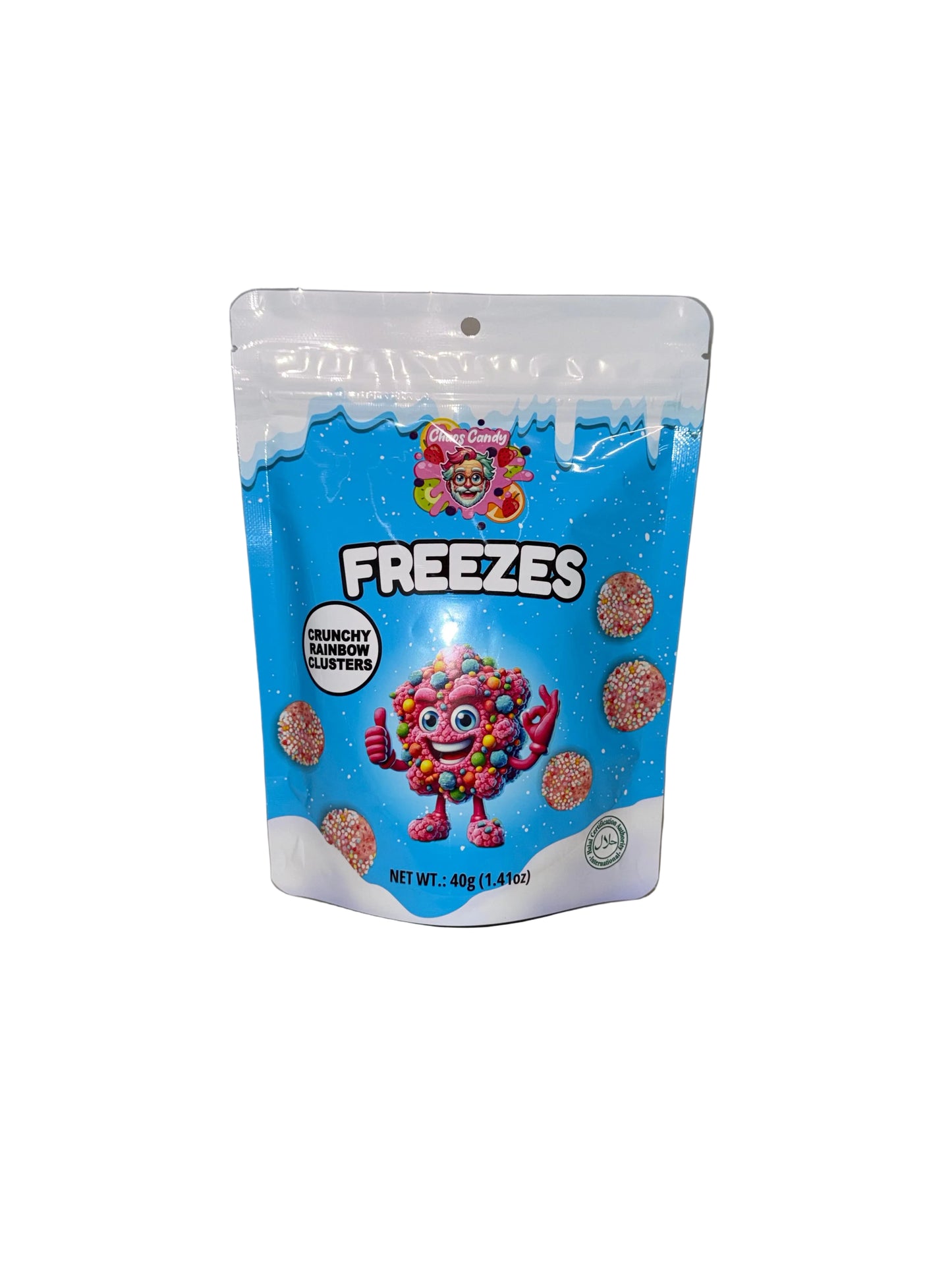 Chaos Candy Freeze Dried Crunchy Rainbow Clusters 40g