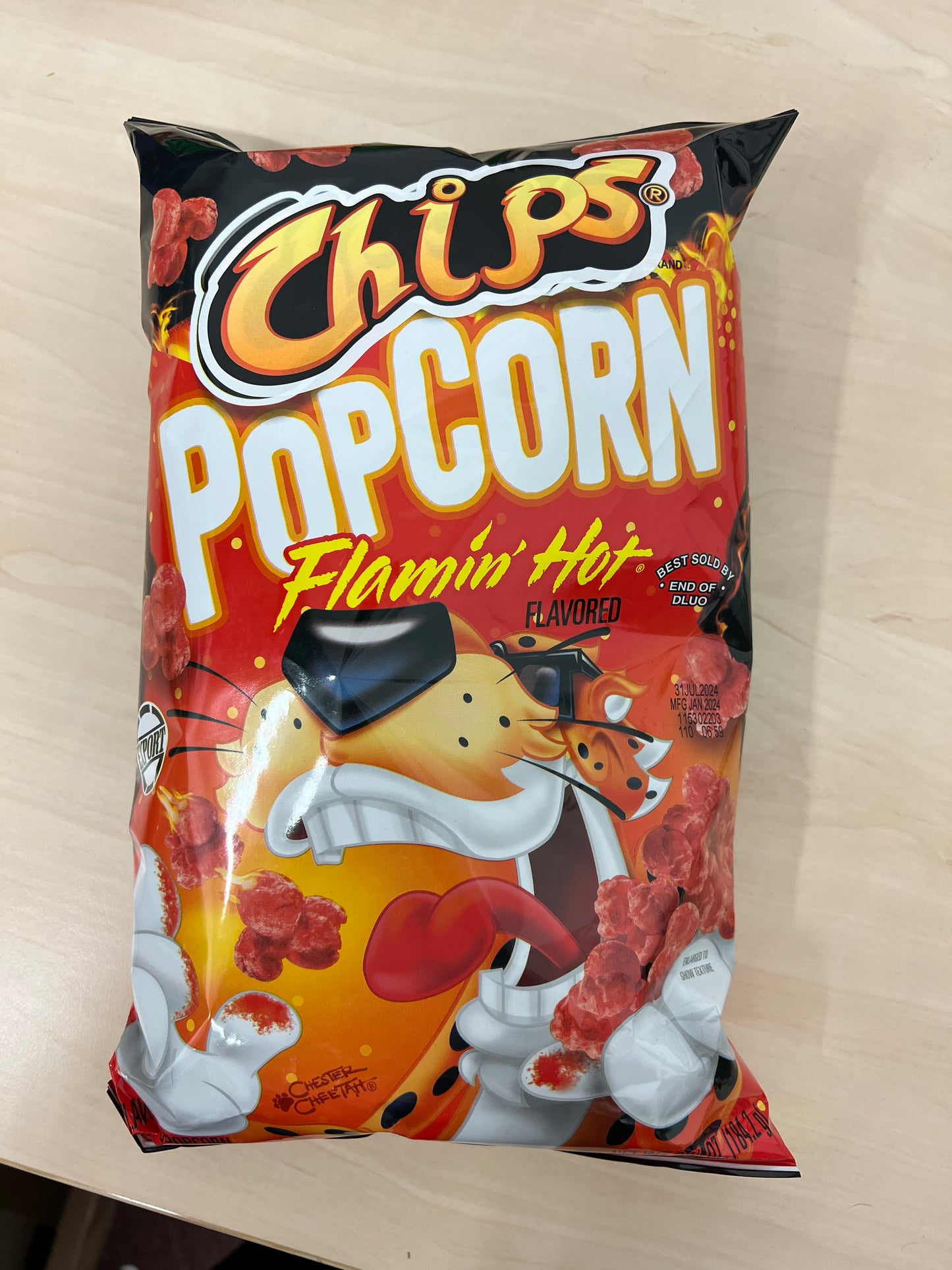 Chips Popcorn Flamin Hot 184g