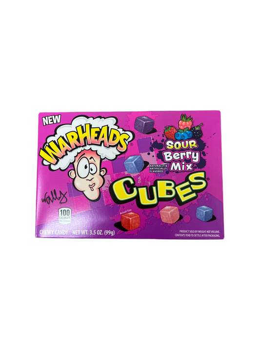 Warheads Sour Berry Mix Cubes 99g