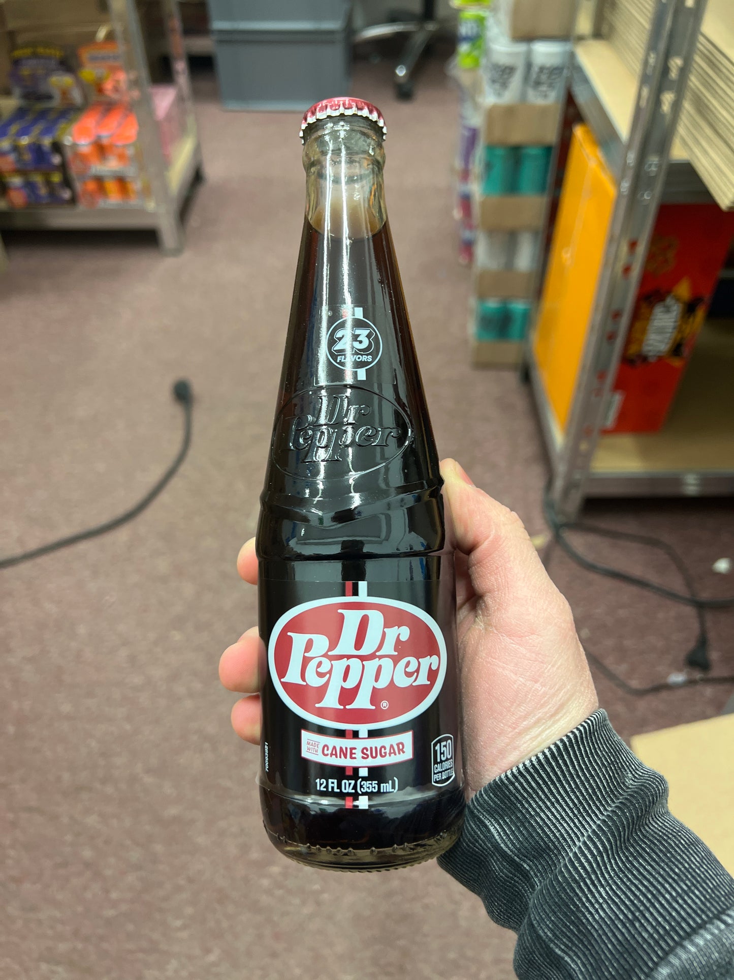 Dr Pepper Real Sugar Glass 355ml