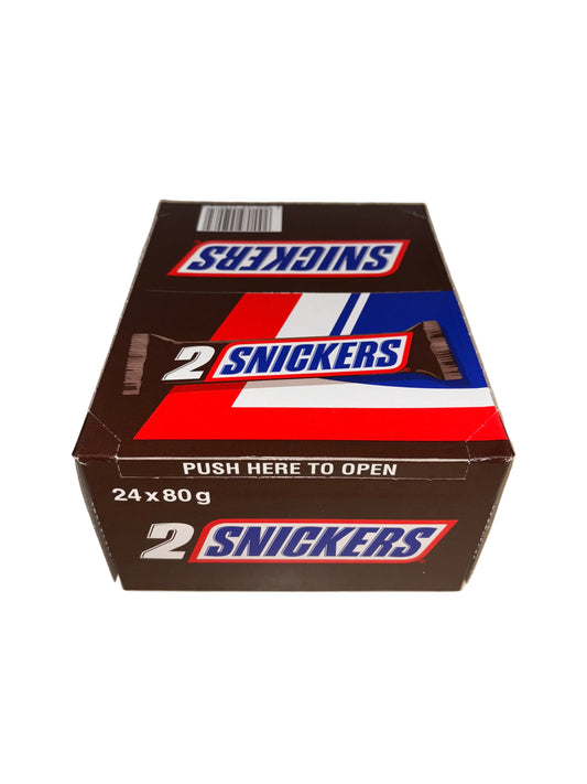 Snickers Doppelriegel Karton 24x80g