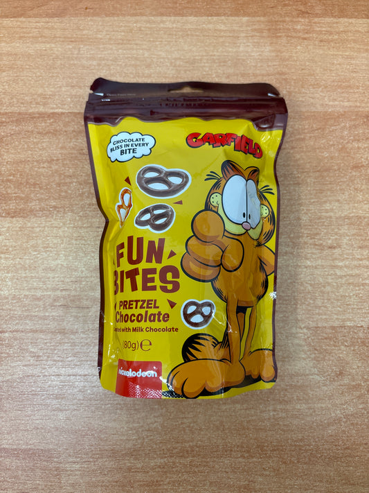 Garfield Fun Bites Choco Pretzel 80g