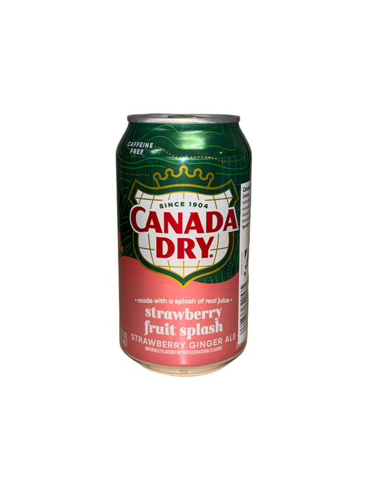 Canada Dry Strawberry & Fruit Splash USA 355ml
