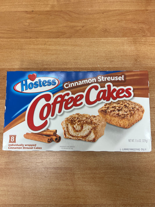 Hostess Coffee Cakes Cinnamon Streusel 329g