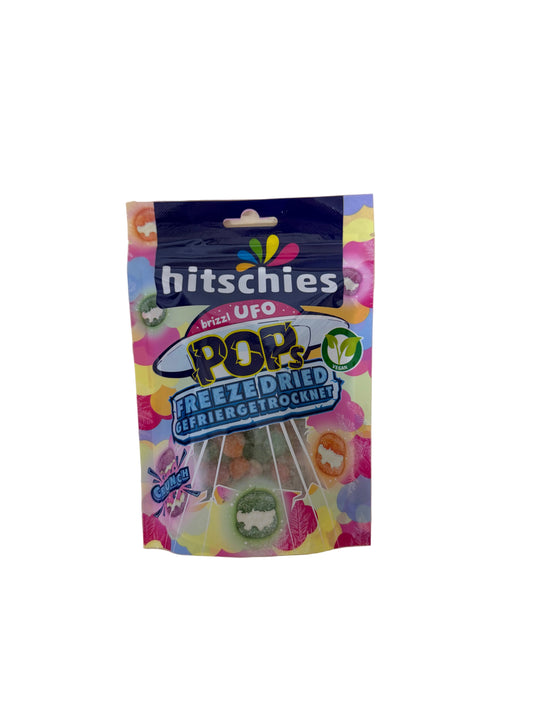 Hitschies Brizzl Ufo Pops Freeze Dried 50g