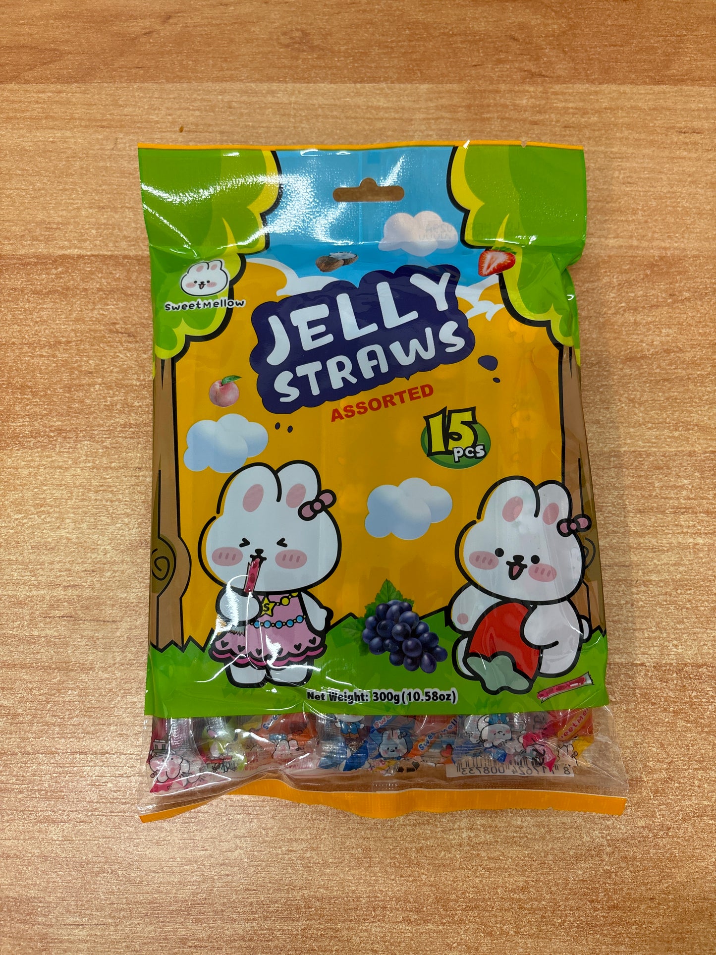 Jelly Straws Mix 4 Sorten 300g