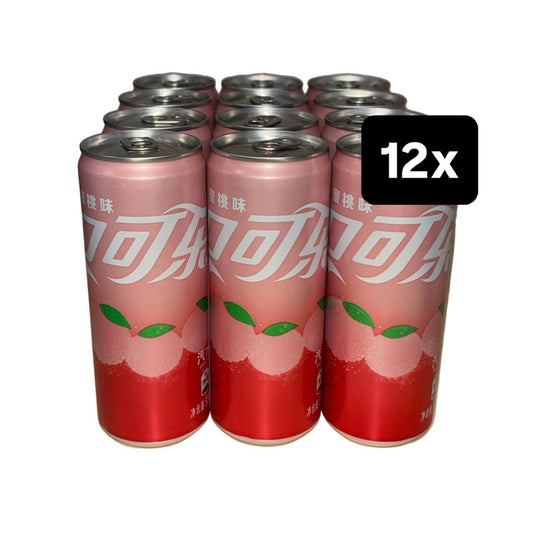12x Coca Cola Weißer Pfirsich China Bundle 12x330ml