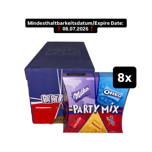 8x Milka Party Mix Bundle 8x143g / MHD WARE