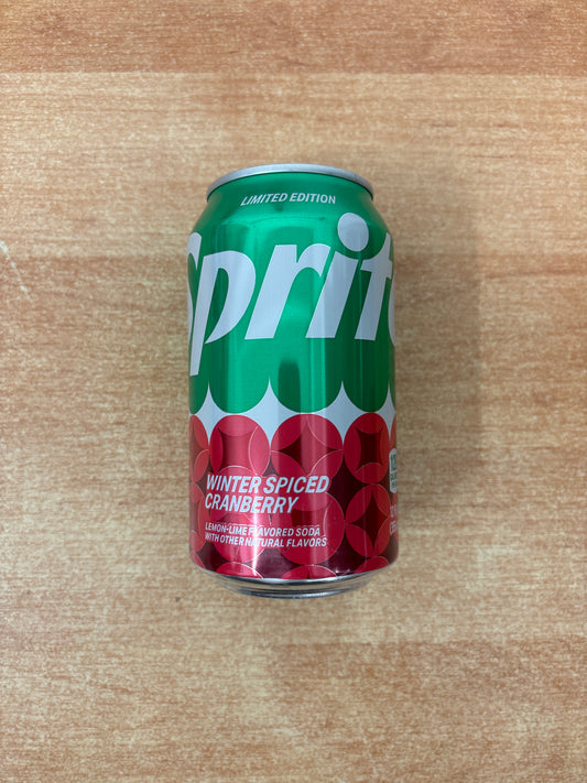 Sprite Winter Spiced Cranberry 355ml