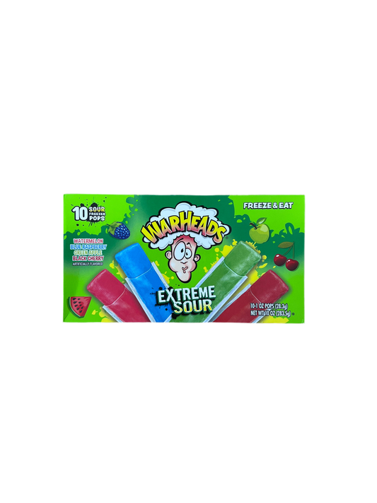 Warheads Ice Freezer Pops 283g