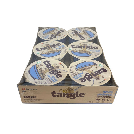 6x Samyang Tangle Instant Pasta Creamy Mushroom Cups Bundle 6x105g