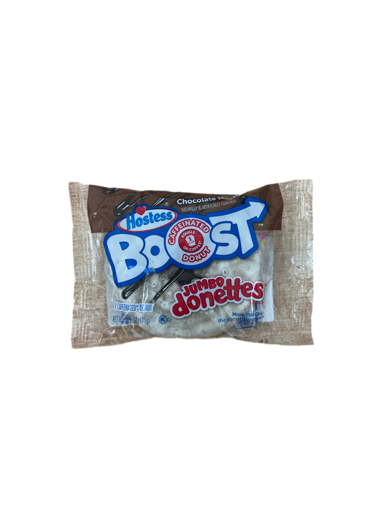 Hostess Jumbo Donettes Chocolate Mocha Boost Caffeinated Donut 70g