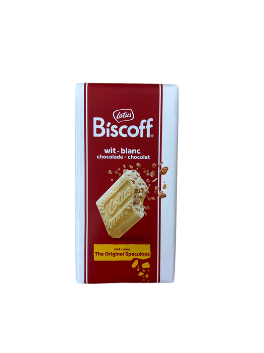 Lotus Biscoff White Chocolate Bar Belgien 180g