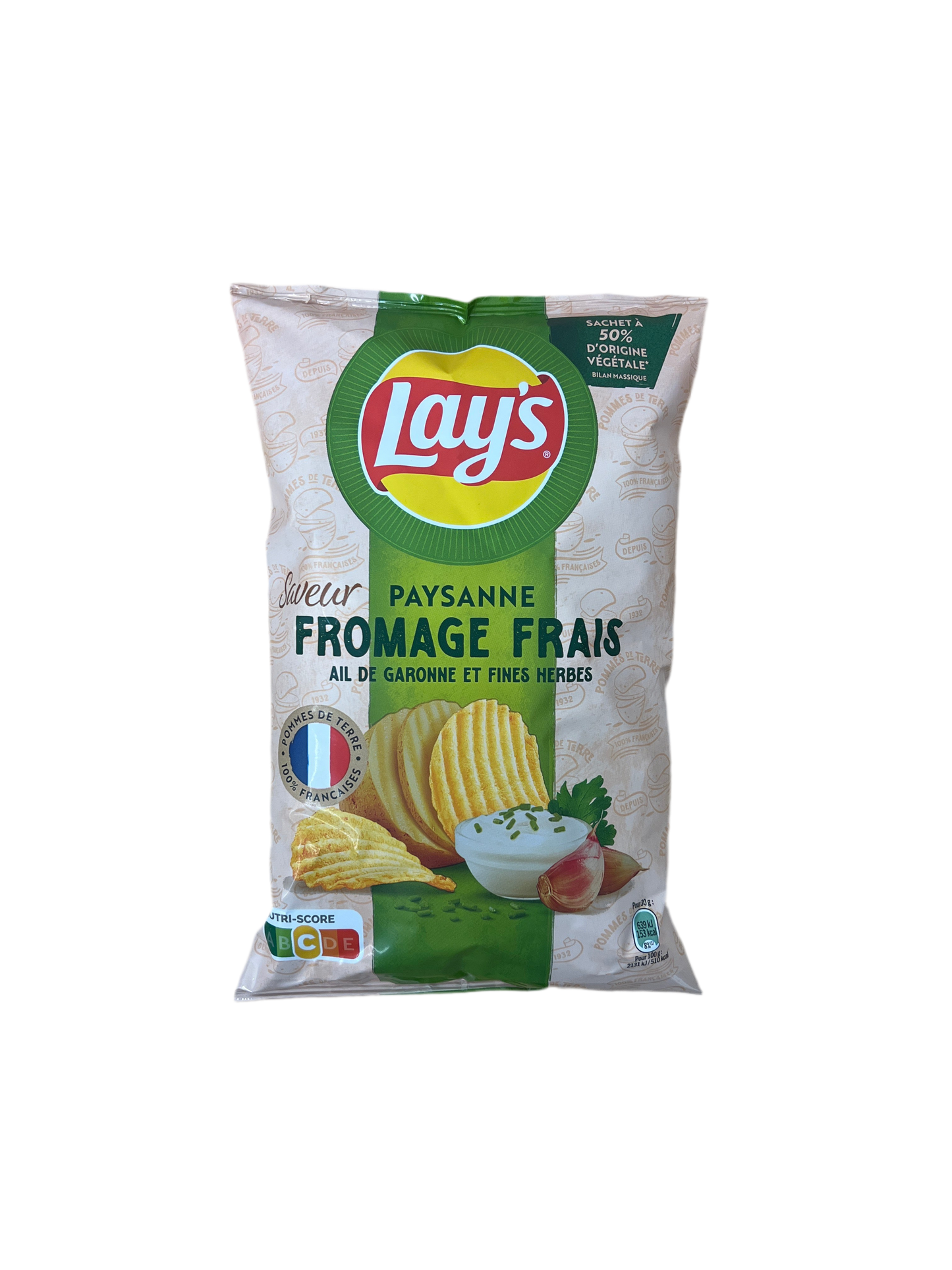 Lays Creamy Cheese With Garonne Garlic & Herbs Frankreich 120g