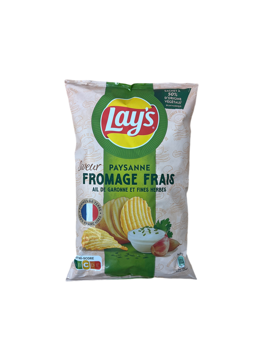 Lays Creamy Cheese With Garonne Garlic & Herbs Frankreich 120g