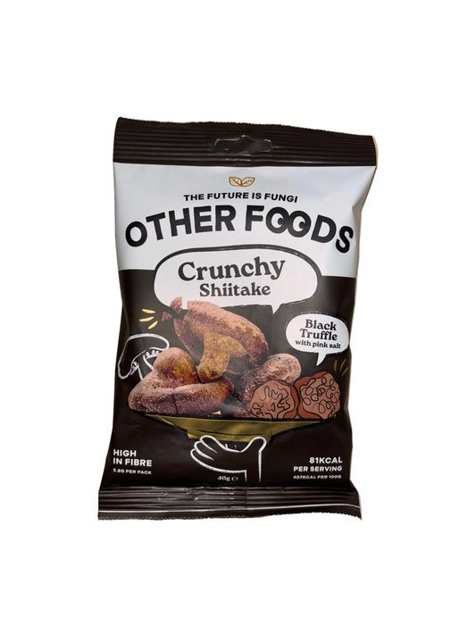 Other Foods Crunchy Shiitake Black Truffle With Pink Salt 40g
