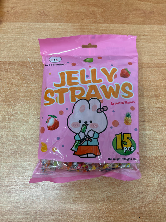 Jelly Straws Assorted 5 Sorten 300g