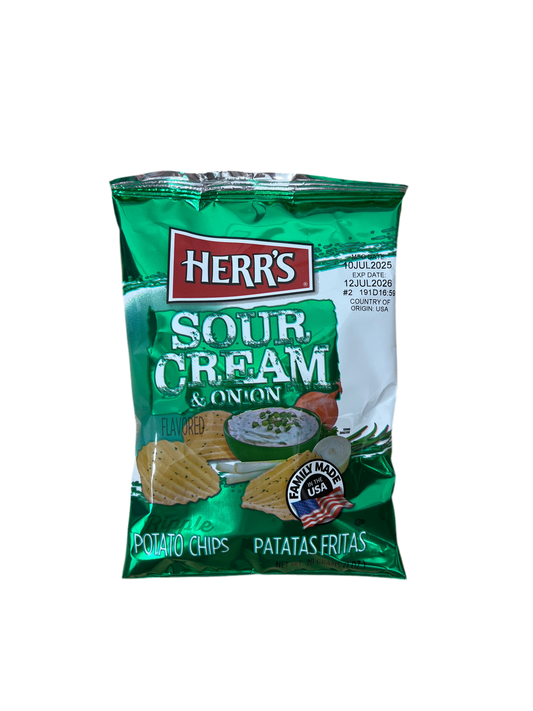 Herr‘s Sour Cream & Onion USA 28g