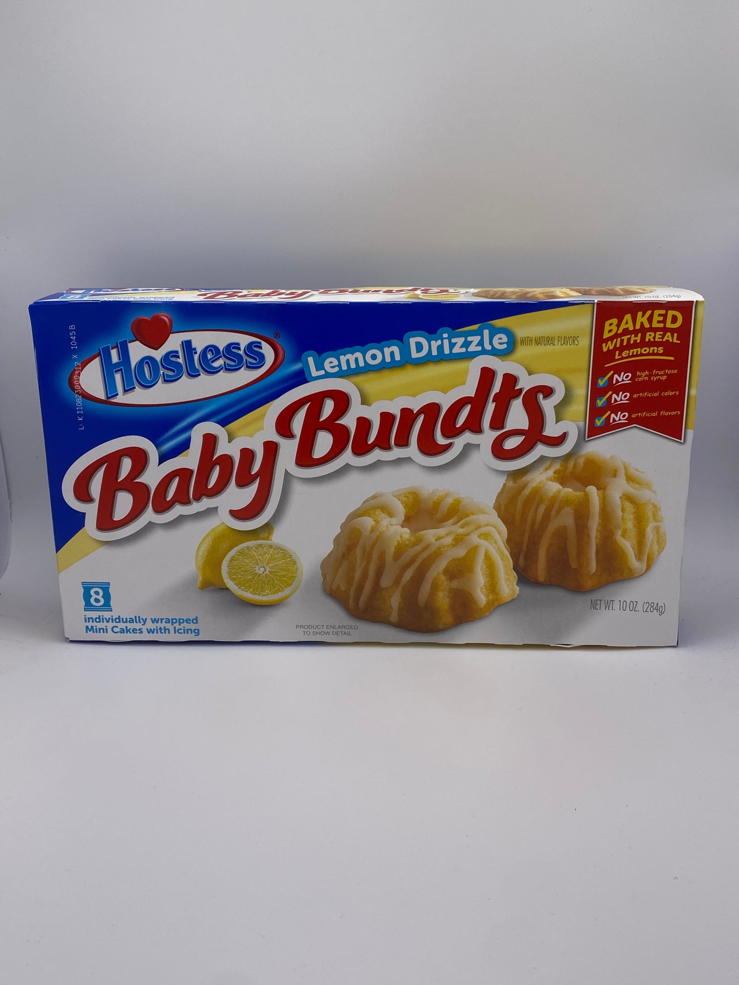 Hostess Baby Bundts Lemon Drizzle 8 Stück 284g