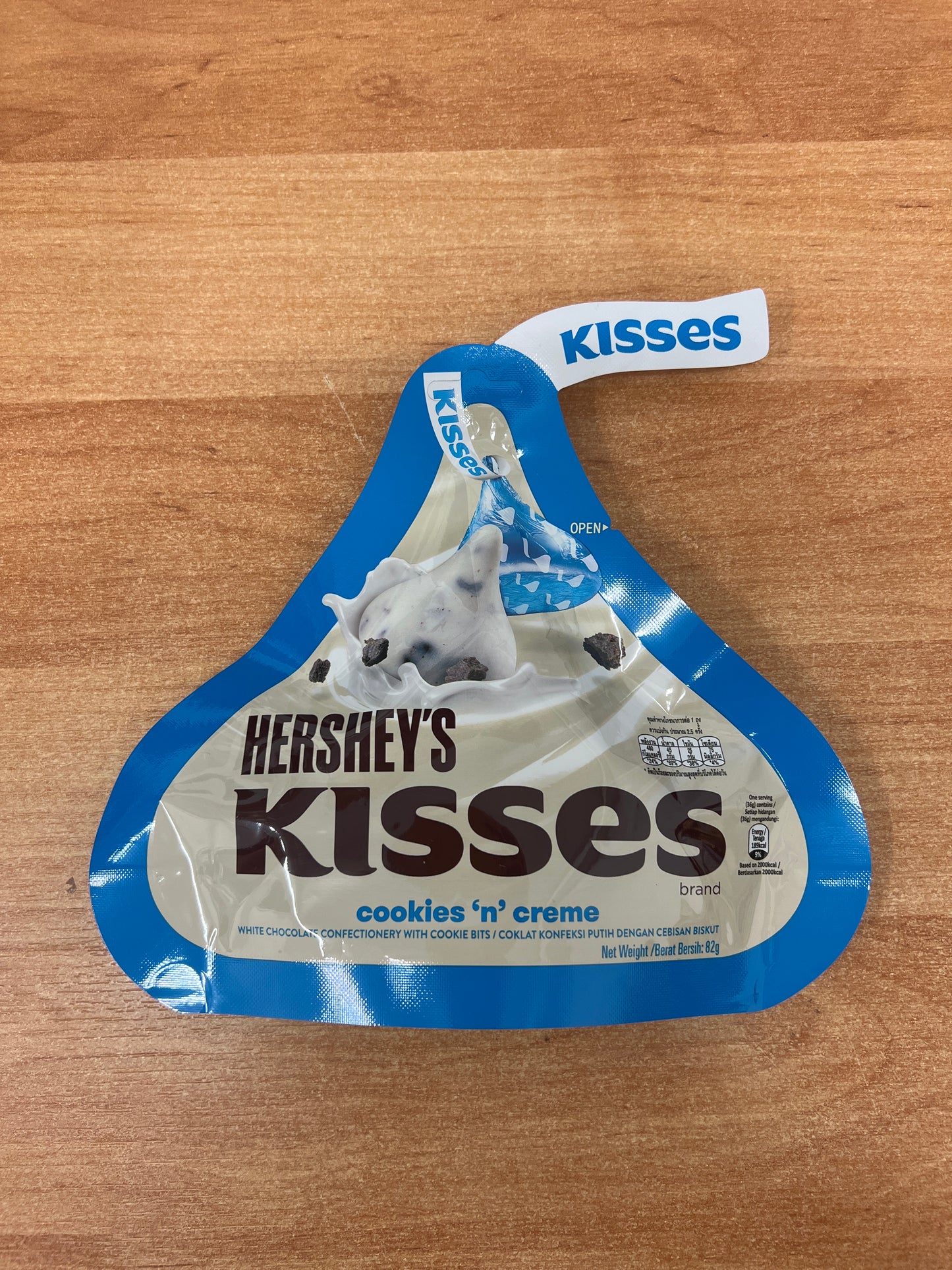 Hershey‘s Kisses Cookies n Creme 82g