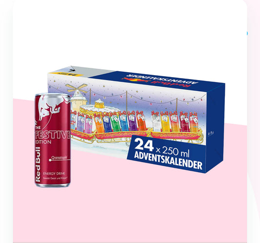 Red Bull Adventskalender 2025 24 x 250ml VORBESTELLUNG 13.10-19.10.2025