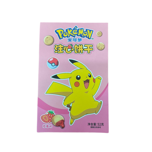 Pokemon Cookies Strawberry 52g MHD 08.12.2024