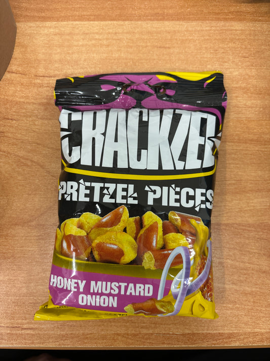 Crackzel Pretzel Honey Mustard Onion 85g