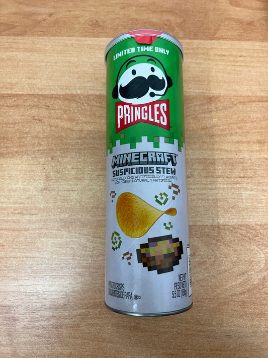 Pringles Minecraft Suspicious Stew Limited Edition 158g