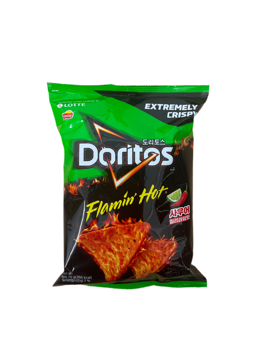 Doritos Flamin‘ Hot Sour Chili Lime Korea 70g