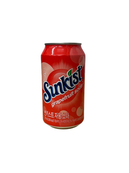 Sunkist Grapefruit Soda Korea 355ml