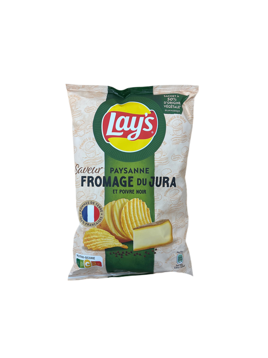 Lays Jura Cheese & Black Pepper Frankreich 120g