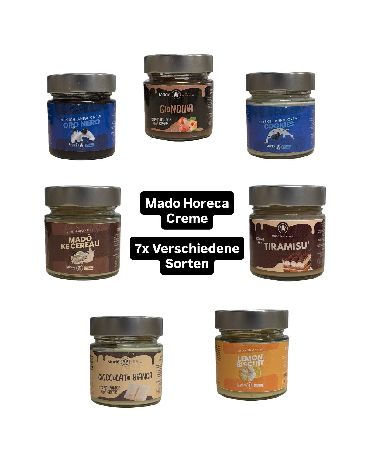 Mado Creme Verschiedene Sorten 200g