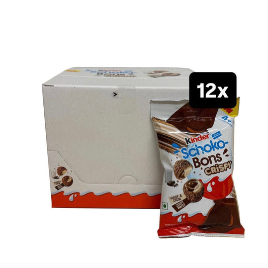 12x Kinder Schokobons Crispy Karton 12x22,4g