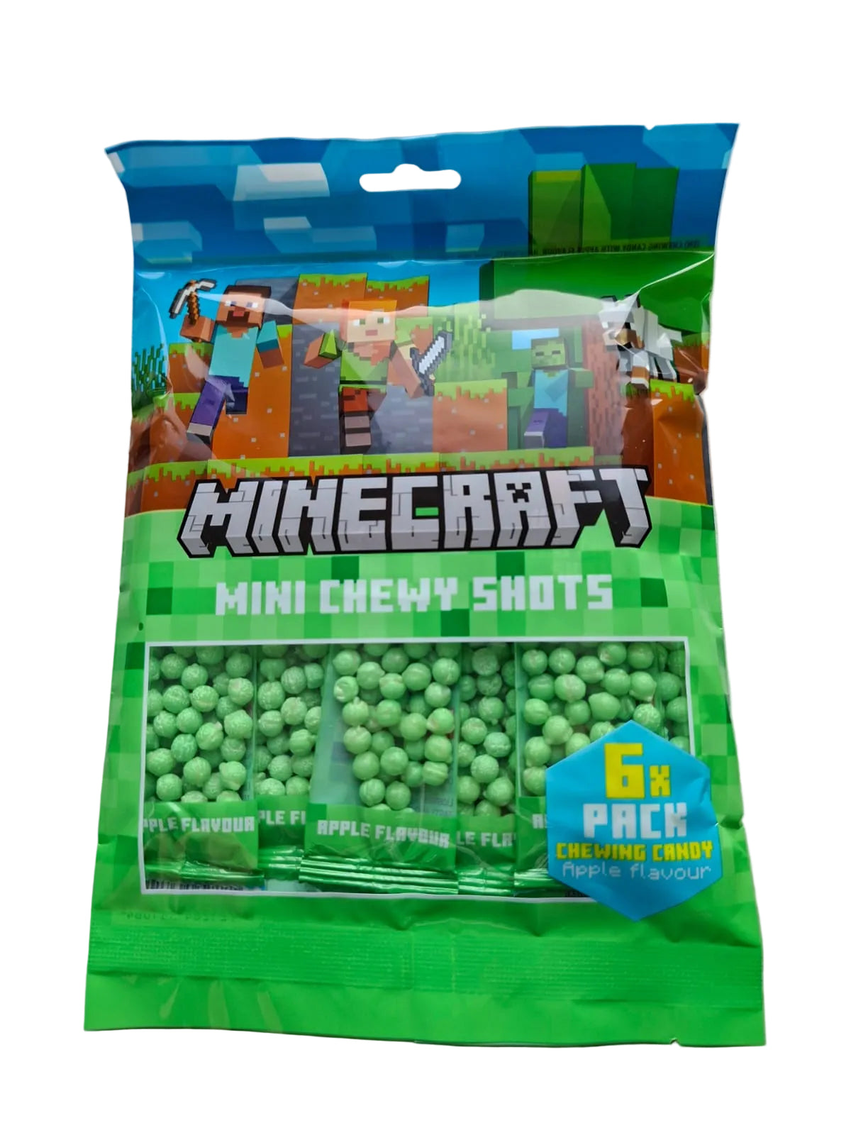 Minecraft Mini Chewy Shots 6er Pack 90g